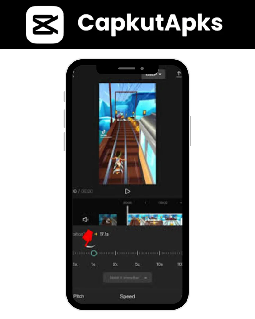 Slow Motion Effect in CapCut Video Editing App