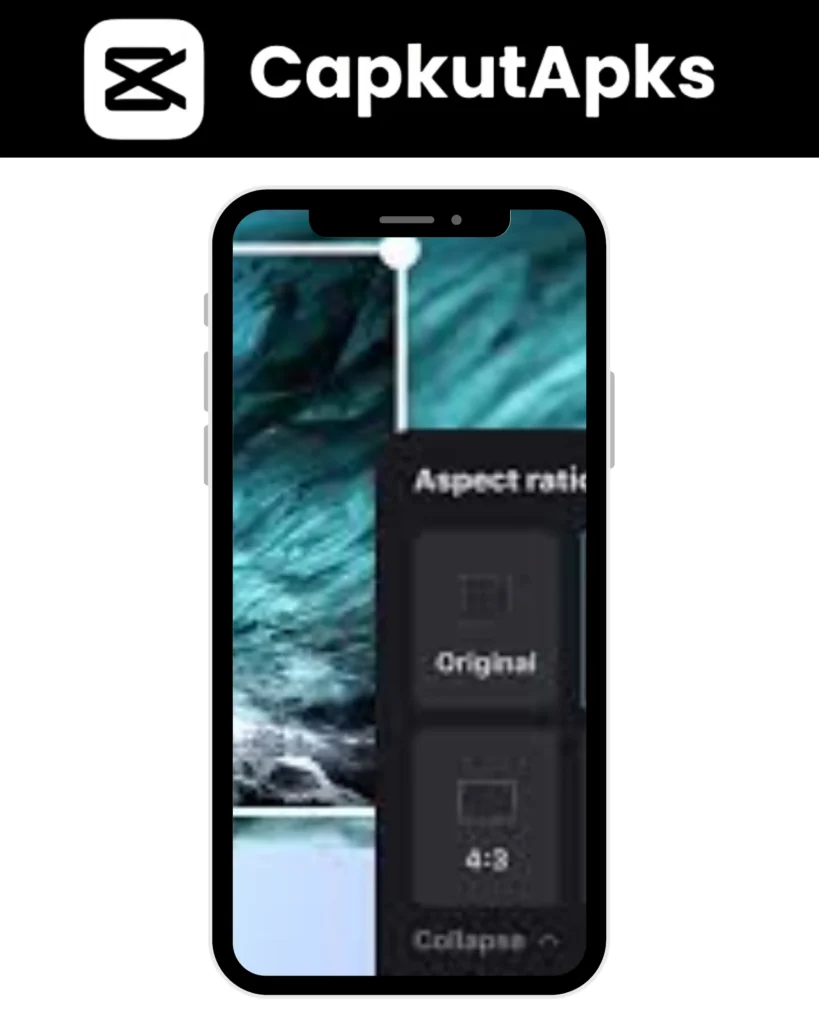 Video Ratio Adjustment in CapCut Video Editing App