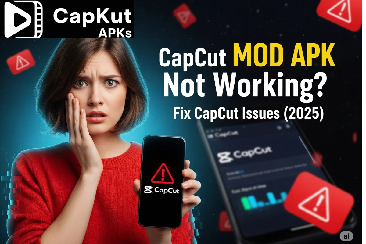 CapCut MOD APK Not Working Fix CapCut issues