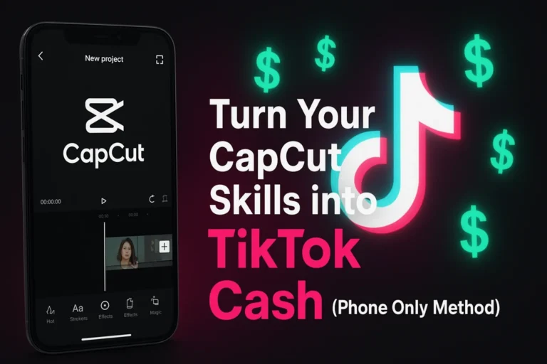 Turn Your CapCut Skills into TikTok Cash