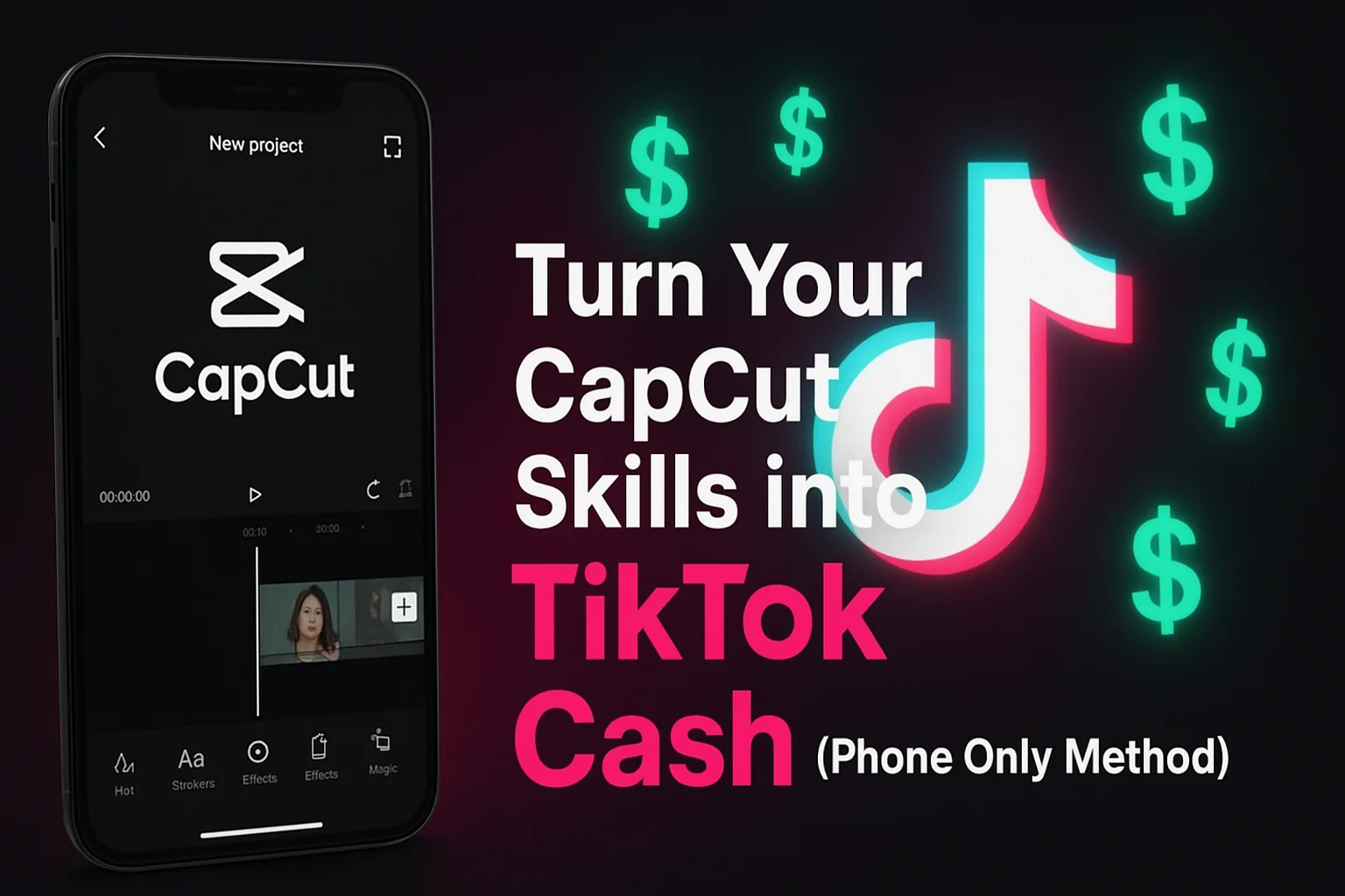 Turn Your CapCut Skills into TikTok Cash